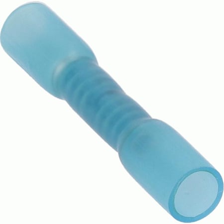 HEAT SHRINK BLUE BUTT CONNECTOR 16-14 GAUGE, PK 100